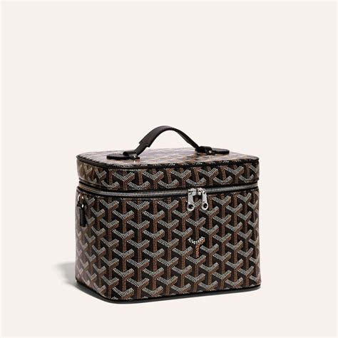 Goyard Muse Vanity Case Coated Canvas Black 2867626 